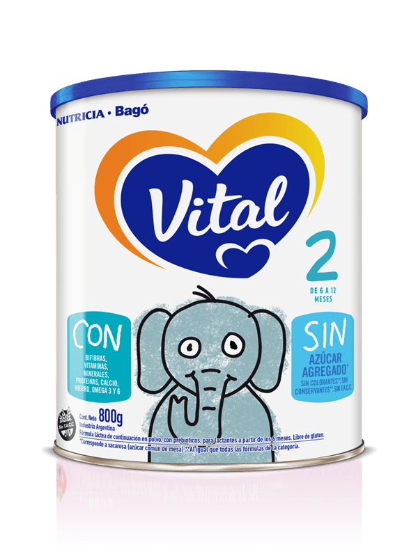 Leche De Fórmula En Polvo Nutricia Bago Vital 2 X 800 Gr #1