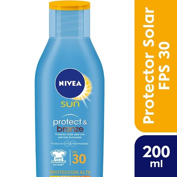 Nivea Sun Protect & Bronze Locion Fps 30 200 ml #1