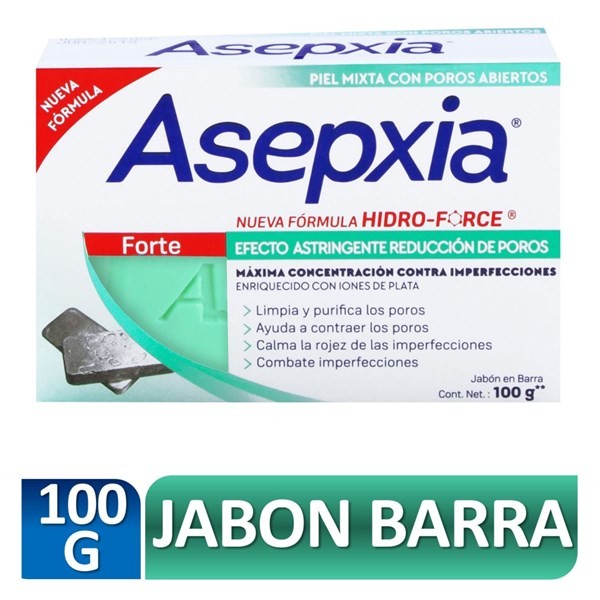 Asepxia Jabón Forte 100 gr
