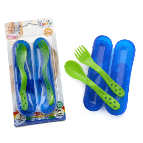 Baby Innovation Set Tenedor + Cuchara Con Estuche