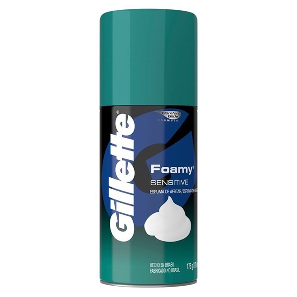 Gillette Espuma de Afeitar Foamy Piel Sensible 175 gr #1