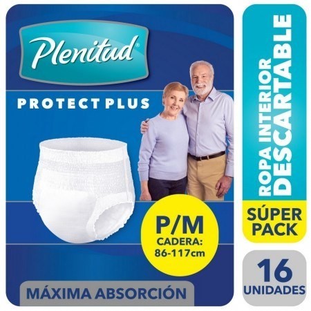 Plenitud Active Plus Talle P/m X 16 Ropa Interior