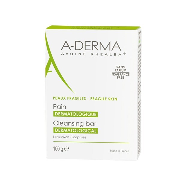 Aderma Cleansing Bar Jabón Con Extracto de Avena 100 g #1