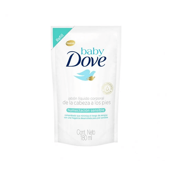 Dove Jabón Líquido Baby Humectación Sensible Refill 180 ml