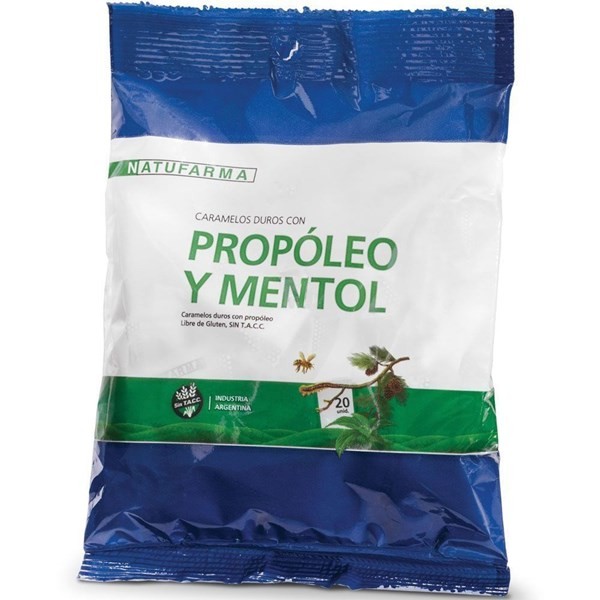 Natufarma Suplemento Dietario Propoleo Y Mentol (20 Caramelos) #1