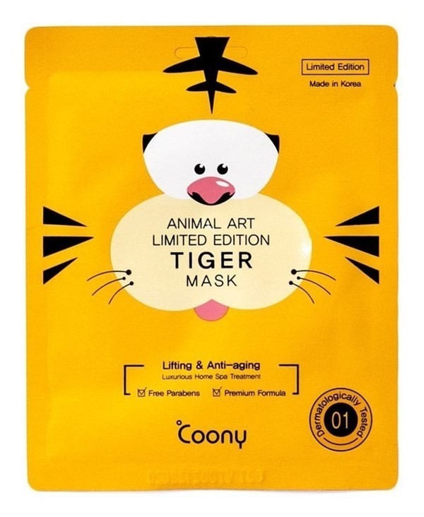 Mascara Facial Coony Animal Art Tigre Mask #1