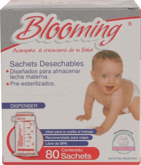 Blooming Sachets Para Conservar La Leche Materna