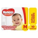Pañales Huggies Classic Triple Proteccion M X 8 Unidades #1