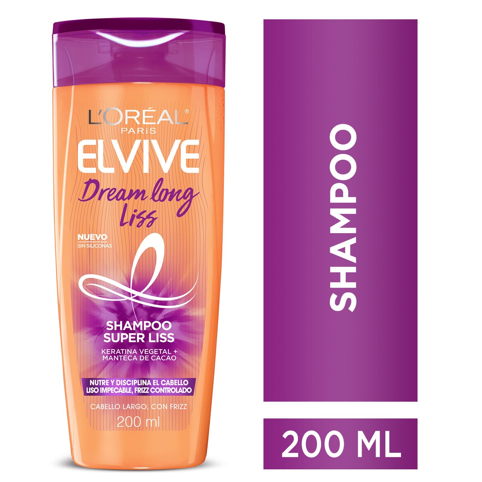 Elvive Shampoo Dream Long Liss 200 Ml, Elvive Shampoo Farmacias del Sud