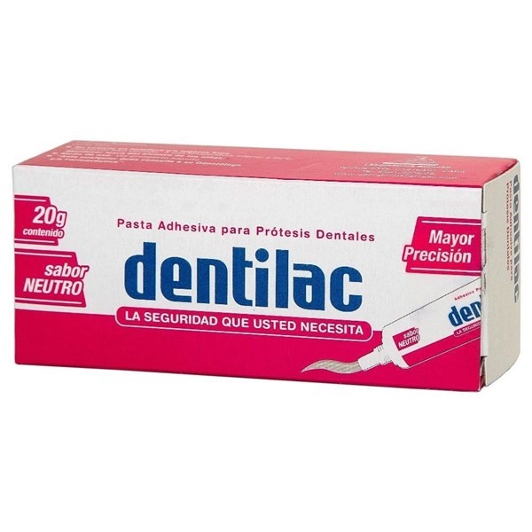 Pasta Dental Adhesiva Dentilac Sabor Neutro X 20 Gramos #1 Pasta Dental Adhesiva Dentilac Sabor Neutro X 20 Gramos #1