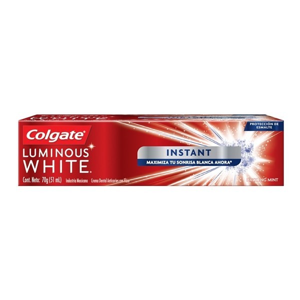 Pasta Dental Colgate Luminous White Instant X 70 Gramos #1