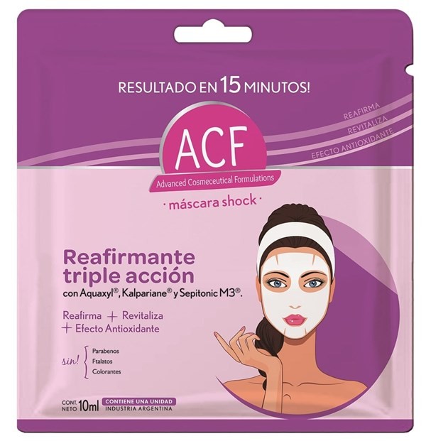 Acf Mascara Shock Reafirmante Triple Acción