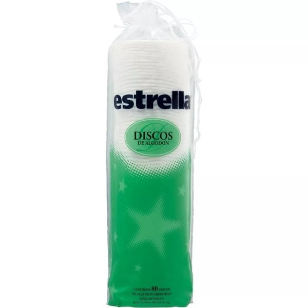 Estrella Discos de Algodón (80 Un)