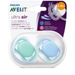 Avent Chupete Ultra Air Liso Nene 6 a 18 meses x 2u SFC244/22 #1