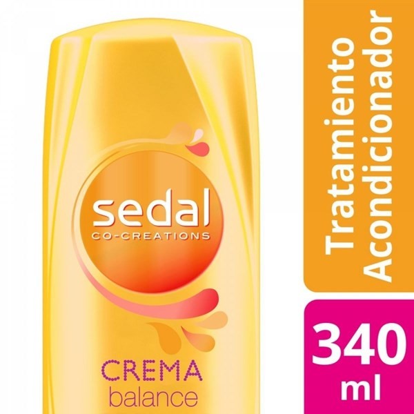 Sedal Acondicionador Crema Balance 340 Ml #1