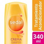 Sedal Acondicionador Crema Balance 340 Ml #1