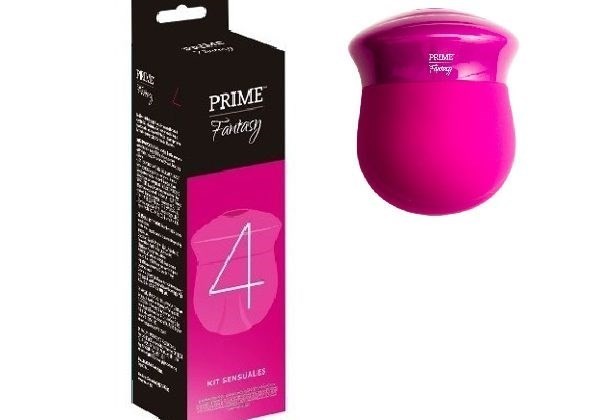 Prime Fantasy 4 Masajeador + Gel + 3 Preservativos