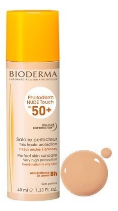 Bioderma Photoderm Nude Touch Spf 50+ Toque Ultra Seco Tinta Clara 40 ml #1