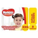 Pañales Huggies Classic Triple Proteccion Xxg X 8 Unidades #1 Pañales Huggies Classic Triple Proteccion Xxg X 8 Unidades #1