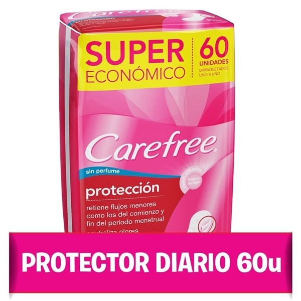 Protectores Diarios Carefree Protección Original x 60 un #1