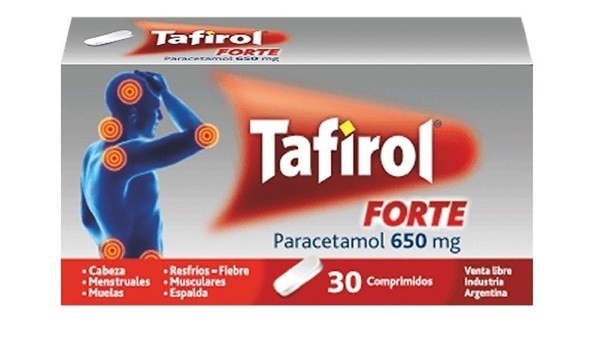 Tafirol Paracetamol 650 Mg X 30 Comprimidos #1