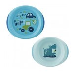 Set De Platos Chicco 12+ Meses Celeste #1