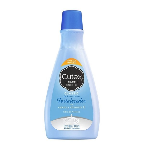 Cutex Quita Esmalte Con Vitamina E + Calcio (Fortalecedor) 100 ml