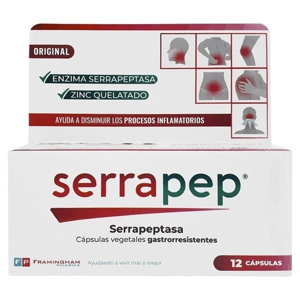 Serrapep 12 capsulas #1