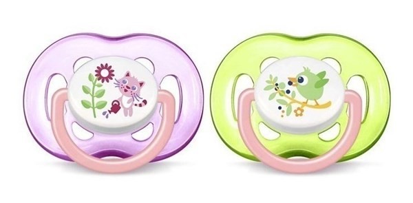 Chupete Classic Decorado 6-18 Meses Avent X 2 Unidades Nena #1