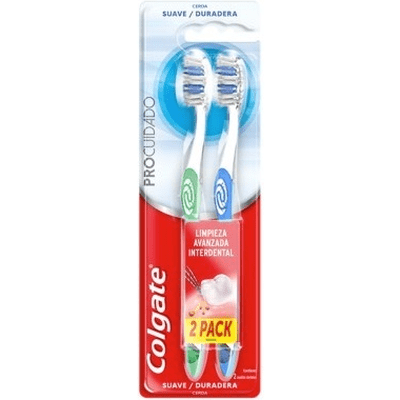 Colgate Cepillo Dental Pro Cuidado Suave Promo (2 Unidades) #1