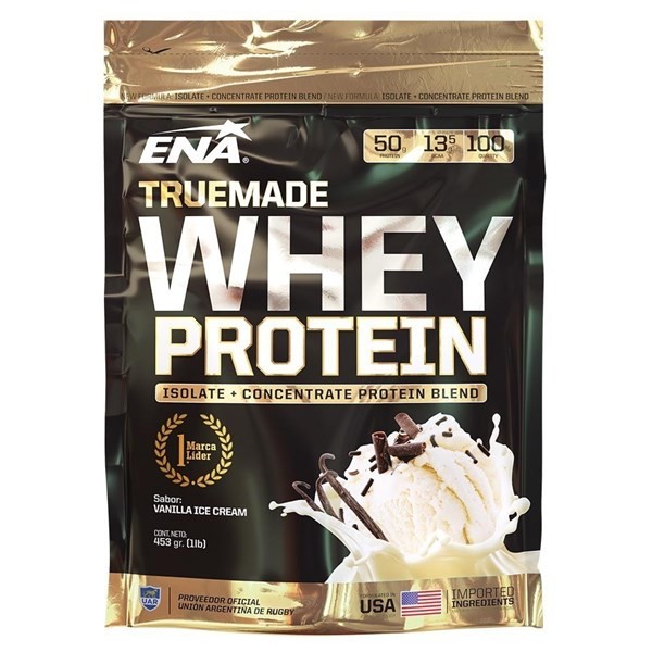 Ena Suplemento Deportivo Whey Protein Vanilla Ice Cream 453 gr