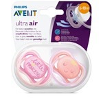 Chupete Avent Ultra Air SFC 343/22 Princess Nena 6 a 18 meses x 2u  #1