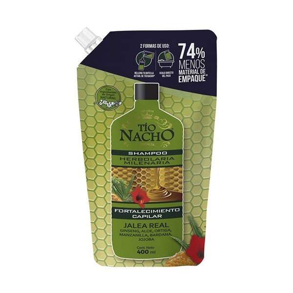 Tio Nacho Shampoo Herbolaria Doy Pack 400 ml #1