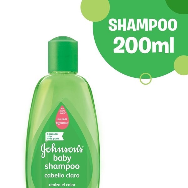 Shampoo Johnson's Baby Cabello Claro 200 ml