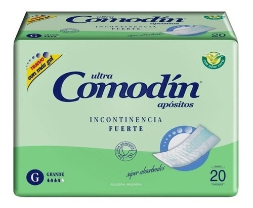 Apositos Comodin Incontinecia Extra Talle G X 20 Unidades