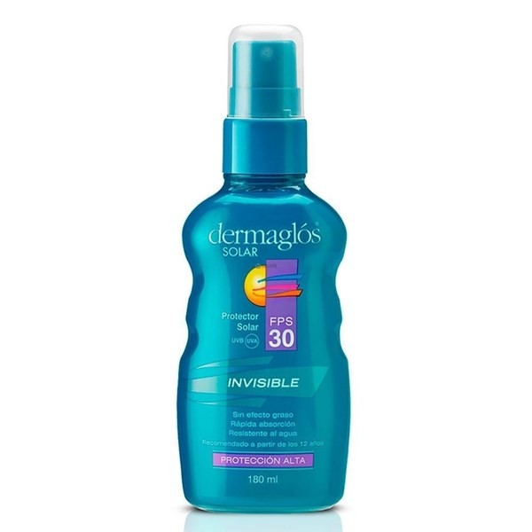 Protector Solar Dermaglos Solar Fps 30 Invisible Spray X 180 Ml #1