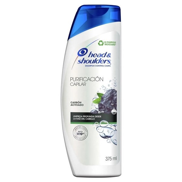 Shampoo Head & Shoulders Purificación Capilar Carbón Activado x 375 ml #1