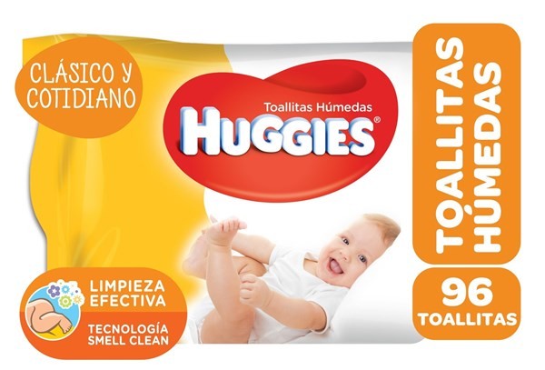 Toallas Humedas Huggies Classic X 96 Unidades #1