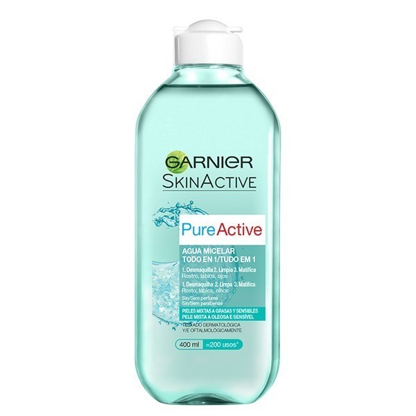 Agua Micelar Ganier Skin Active Pure Active X 400 Ml #1