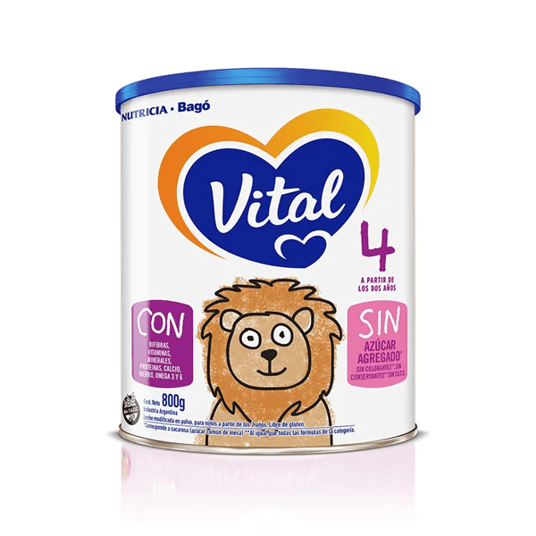 Leche De Fórmula En Polvo Nutricia Bago Vital 4 X 800 Gr #1
