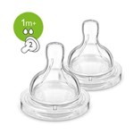 Tetina Avent Classic Flujo Lento + 1 Mes X 2 Unidades #1