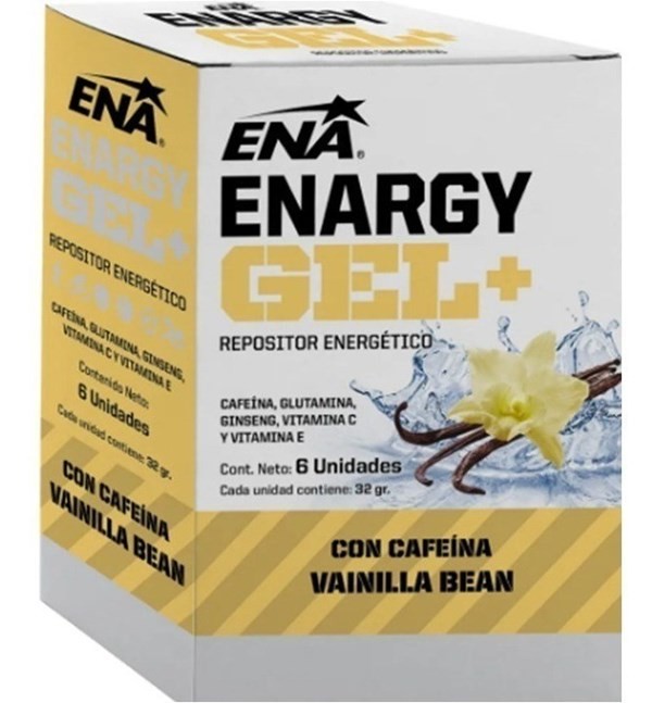 Enargy Gel Sabor a Vainilla Bean Por 12 Unidades #1