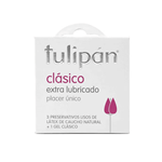 Tulipán Preservativo de Látex Lubricados Clásicos x 3 un #1