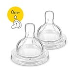 Tetina Avent Classic Flujo Para Recien Nacidos + 0 Meses X 2 Unidades #1