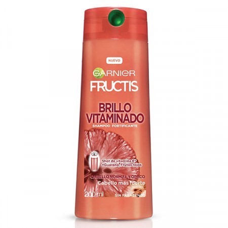 Shampoo Garnier Fructis Brillo Vitaminado X 200 Ml #1