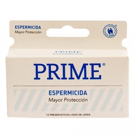 Prime Preservativo Espermicida (12 Unidades)