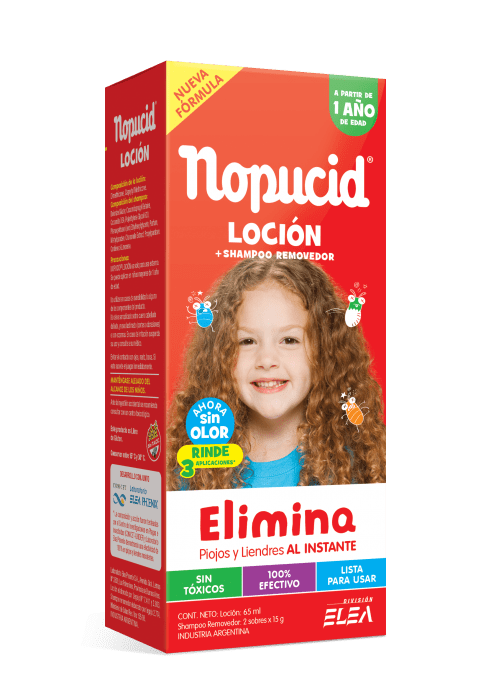 Nopucid Loción 65 ml Incluye Shampoo Removedor 2 Sobres de 15 g