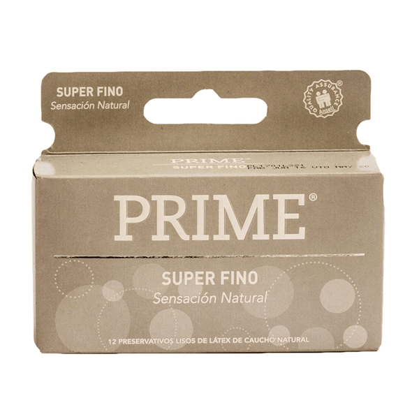 Prime Preservativo Super Fino (12 Unidades)