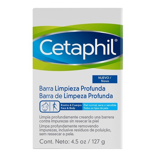Cetaphil Barra de Limpieza Profunda 127 gr