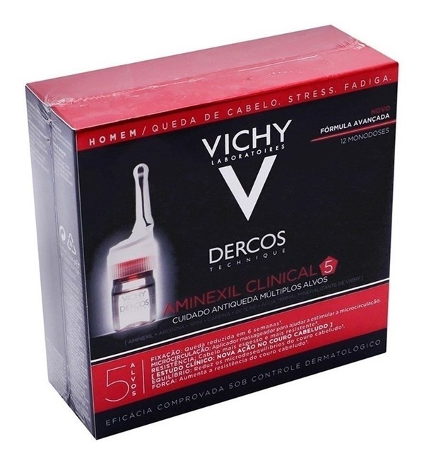 Vichy Dercos Aminexil Clinical 5 Hombre X 12 Ampollas #1